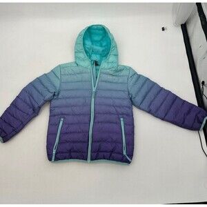 Eddie Bauer‎ Girls  Jacket Size S 7/8 Dream Blue hombre puffy jacket
